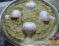 Грибной паштет с кабачками и творожным сыром