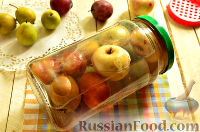 Компот с целыми грушами, сливами и яблоками (на зиму)