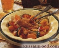 Овощное рагу с курятиной