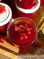Желе из красной смородины