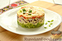 Салат с редькой и курицей
