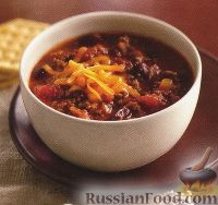 Соус чили из говяжьего фарша, фасоли и томатов