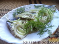Скумбрия маринованная (кусочками)