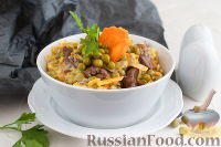 Салат с куриной печенью