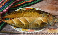 Рыба горячего копчения (в коптильне на газовой плите)
