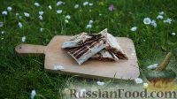 Рулет из лаваша с беконом и грибами (на мангале)