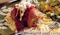 Куриные рулетики с мясом крабов
