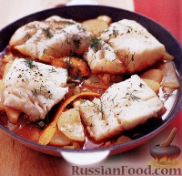 Треска с фенхелем и картофелем