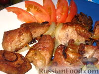 Шашлык в рукаве