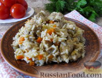 "Чёткий" плов (рассыпчатый плов со свининой)