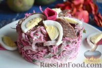 Салат «Ташкент» с говядиной и редькой