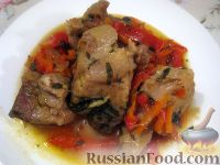 Гуляш с овощами