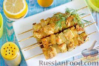 Быстрые куриные шашлычки с ананасом