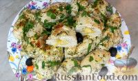 Куриные рулетики с ананасом и сыром