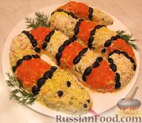 Оливье с индейкой и каперсами