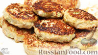Куриные котлеты с кабачками