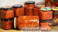 Закуска из баклажанов в томатном соусе (на зиму)