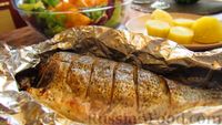 Рыба дорадо, запечённая в духовке