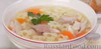 Куриный суп с макаронами