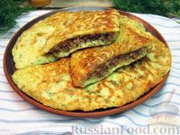Кабачковые "чебуреки" с мясным фаршем