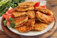 Бризоли с вафельными коржами, сладким перцем и зеленью