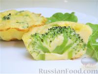 Омлет с брокколи в духовке