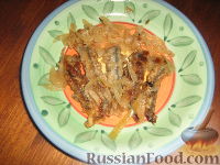 Рыба (сардины,килька) маринованная (In saor)
