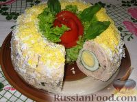 Куриный рулет "Павлиний глаз"