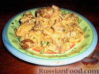 Почки в сливочном соусе