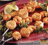Шашлыки из морепродуктов