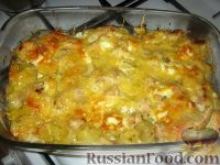 Запеканка из курицы и картошки
