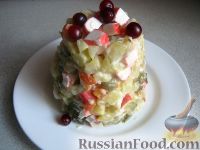 "Универсальный" салат с крабовыми палочками