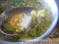 Рассольник с кукурузой