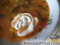 Домашний рассольник с почками