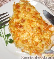 Куриная отбивная под шубой
