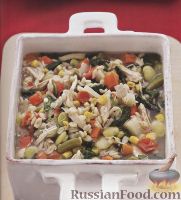 Куриный суп с овощами и перловкой