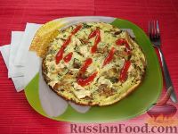 Омлет с капустой