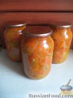Маринованный салат из зеленых помидоров