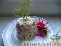 Салат "Оливье" с куриной грудкой