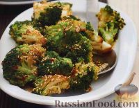 Брокколи, жаренная методом стир-фрай